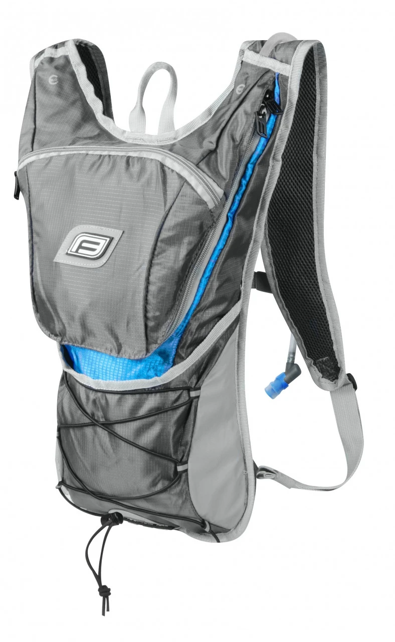 1. Rucsac Force Twin Plus 14L + 2L Gri/Albastru