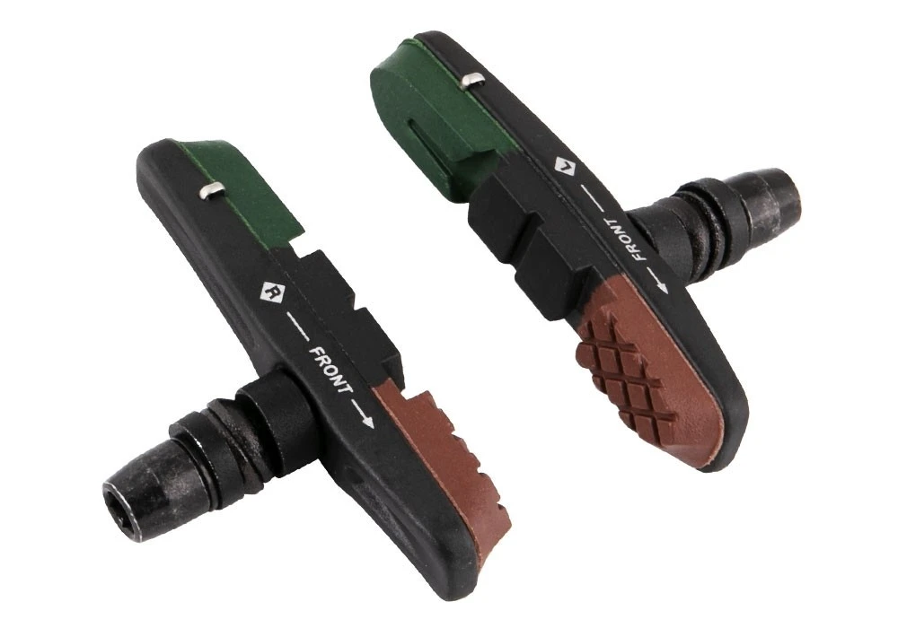 1. Saboti frana Force detasabili, verde/negru/maro 70mm