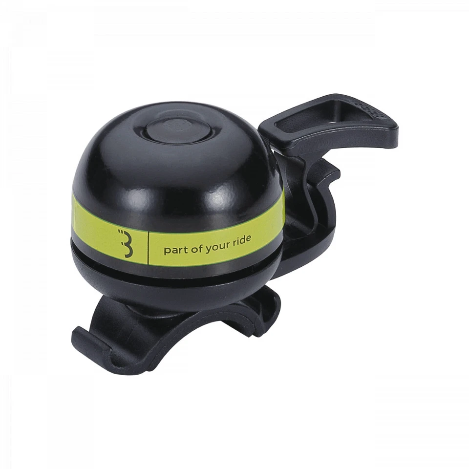 7. Sonerie pentru bicicleta BBB-14 Easyfit negru-portocaliu/galben/magenta