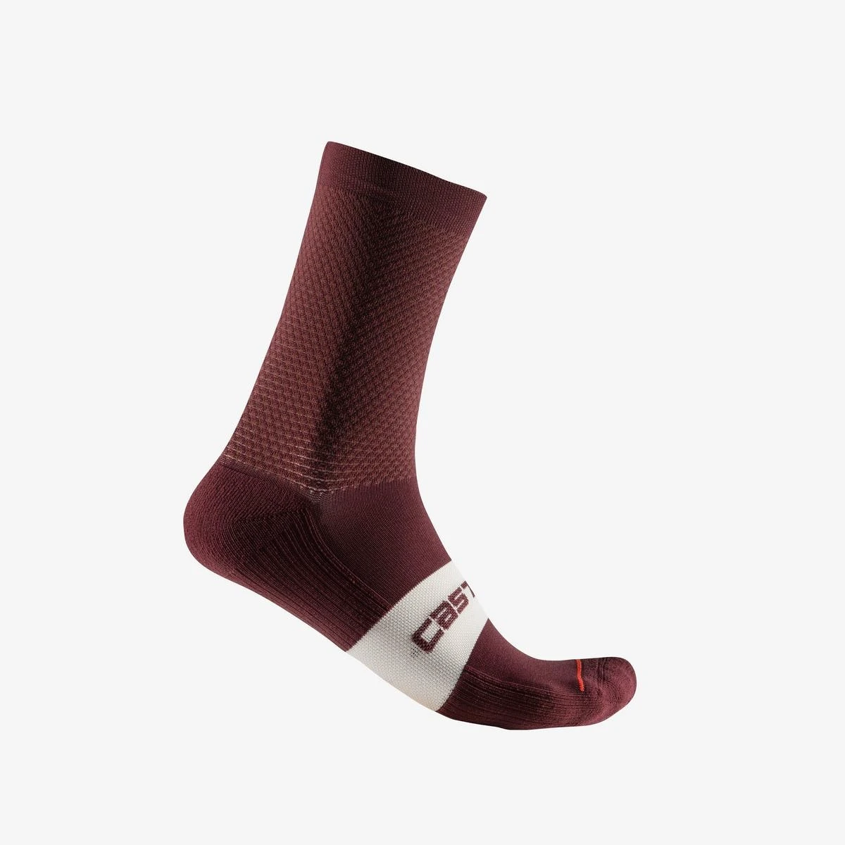 1. Sosete Castelli Espresso 15, Visiniu, S/M, 36-39