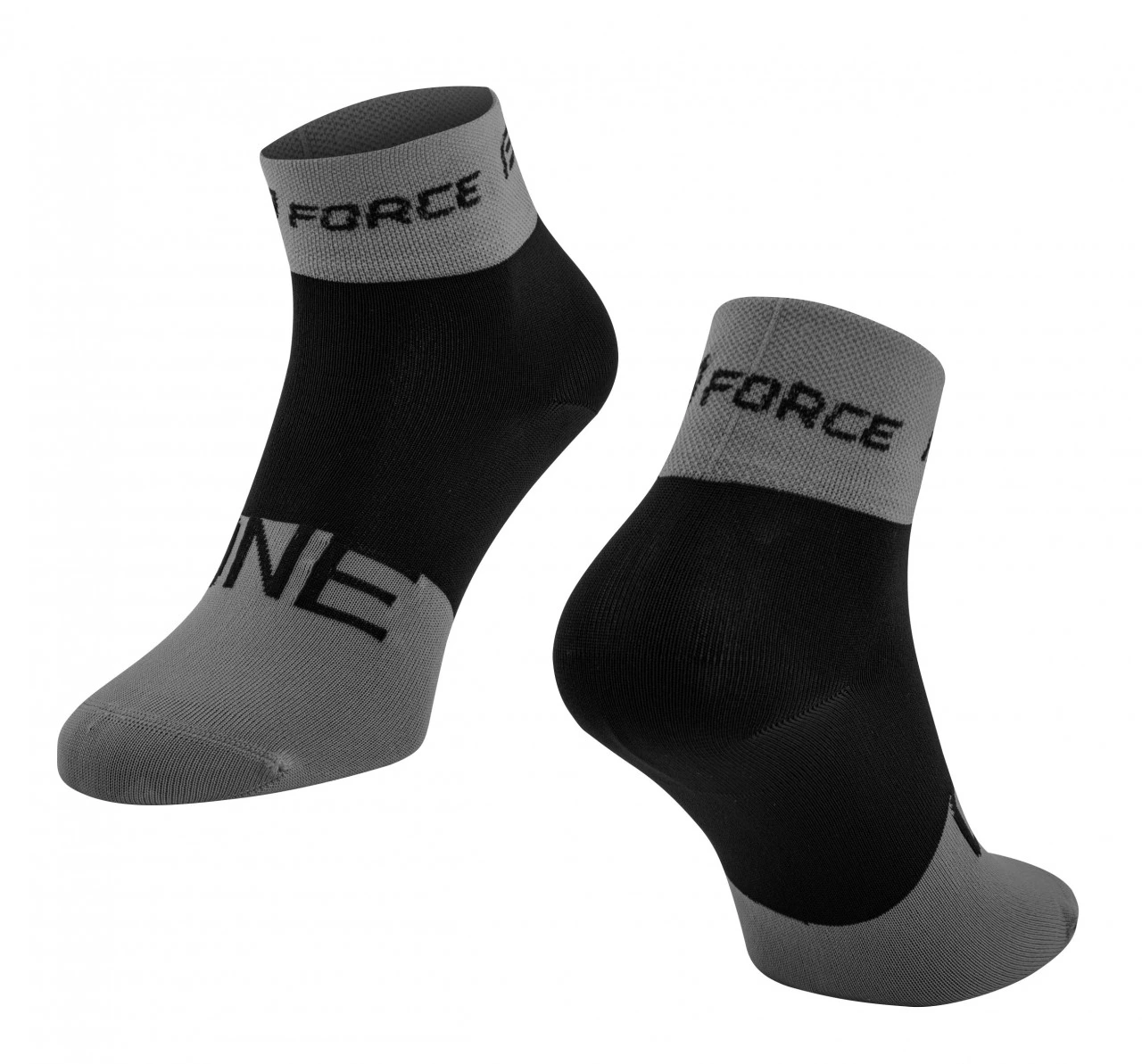 1. Sosete Force One gri/negru