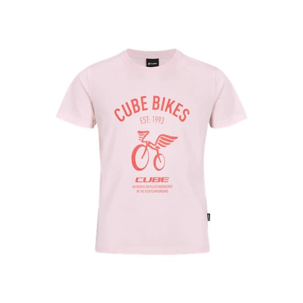 1. Tricou CUBE Junior Organic T-Shirt Wings Rose