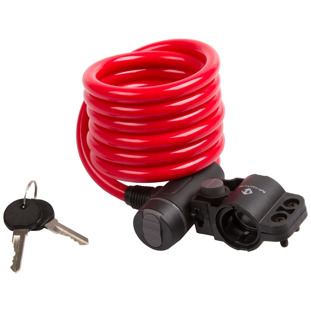 1. Antifurt cu Cheie M-WAVE "S 10.18" Rosu