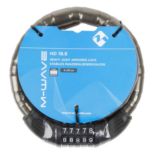 2. Antifurt cu Cifru M-WAVE "HD 18.8" cu Armura Articulara
