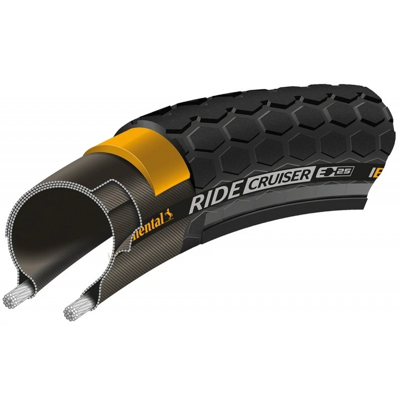 1. Anvelopa Continental Ride Cuiser Reflex 50-622 negru