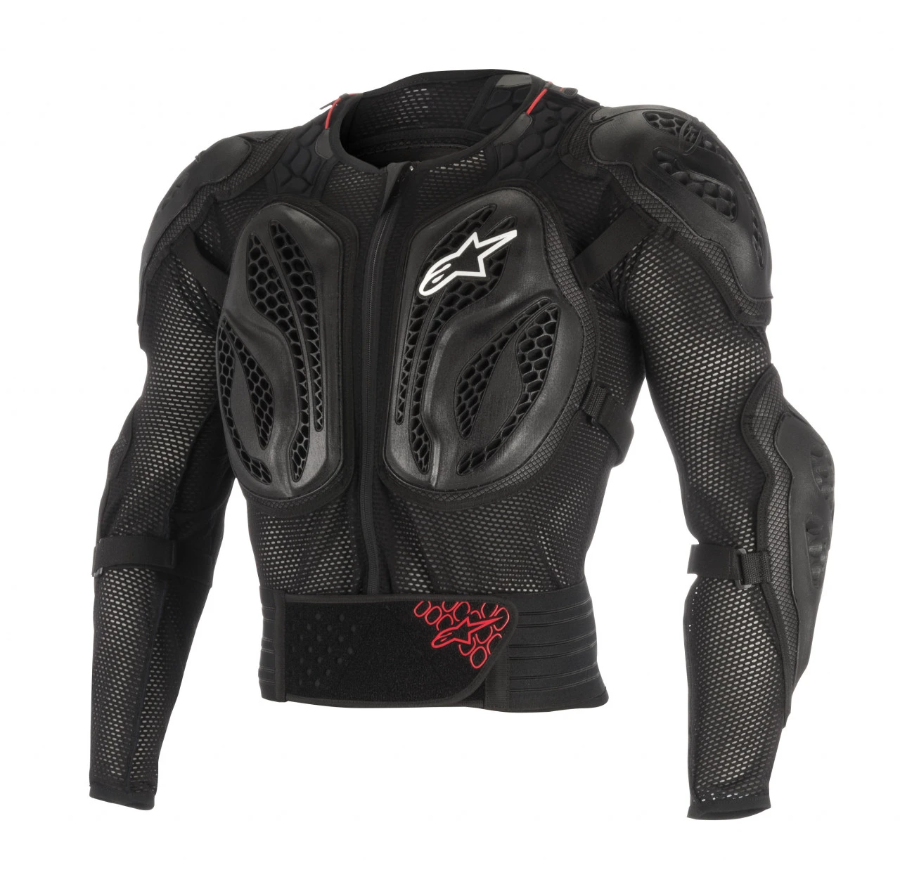 1. Armura Alpinestars Youth Bionic Action Jacket Black Red