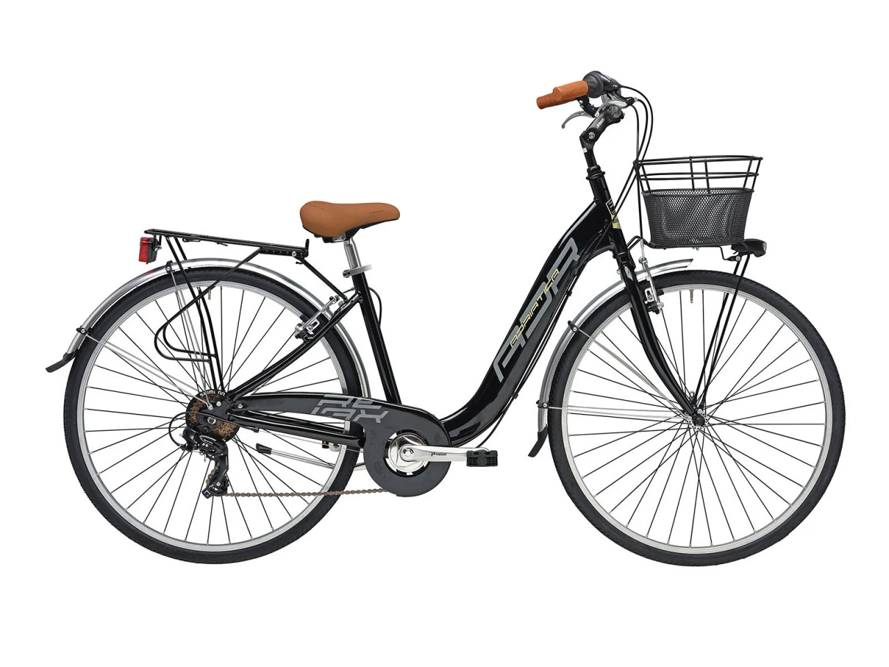 1. Bicicleta Adriatica Relax 26 6V Neagra 450mm