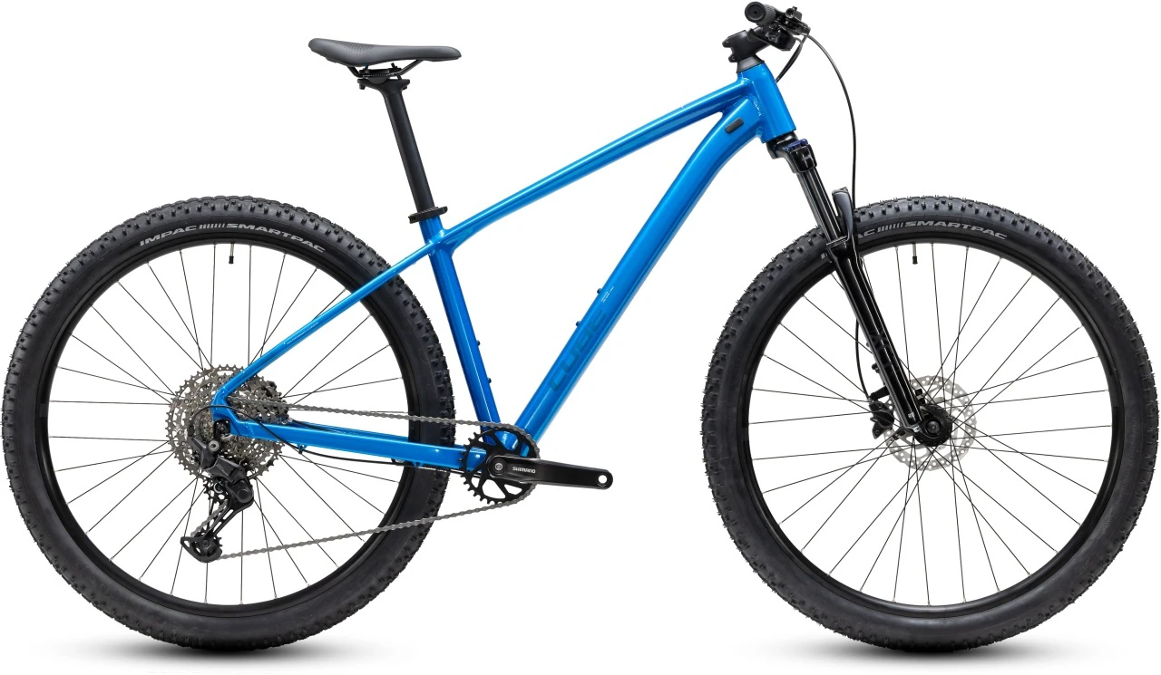 1. BICICLETA CUBE AIM PRO TOPASBLUE BLUE 2027 cadru L (19") - roti 29