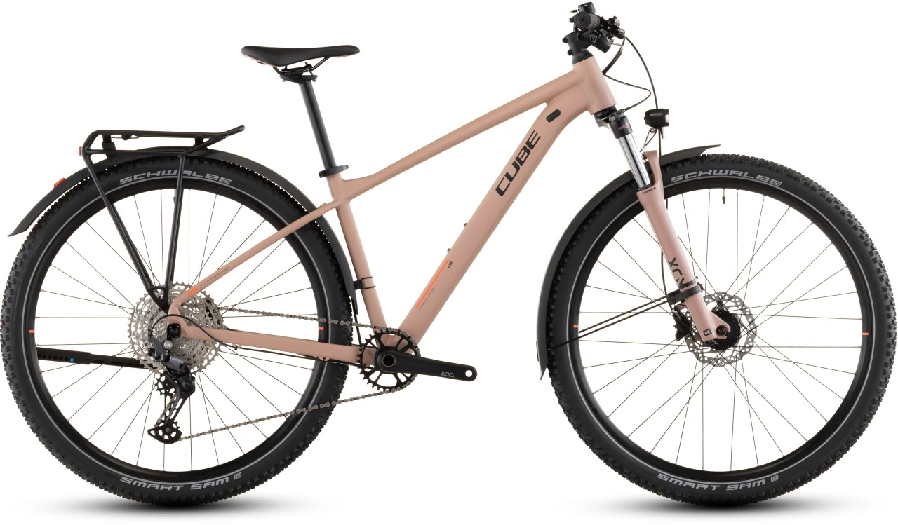 1. BICICLETA MTB Hardtail CUBE AIM SLX FE BLUSHROSE BLACK