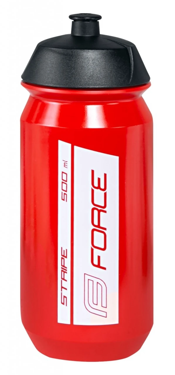 1. Bidon Force Stripe 0.5l rosu/alb