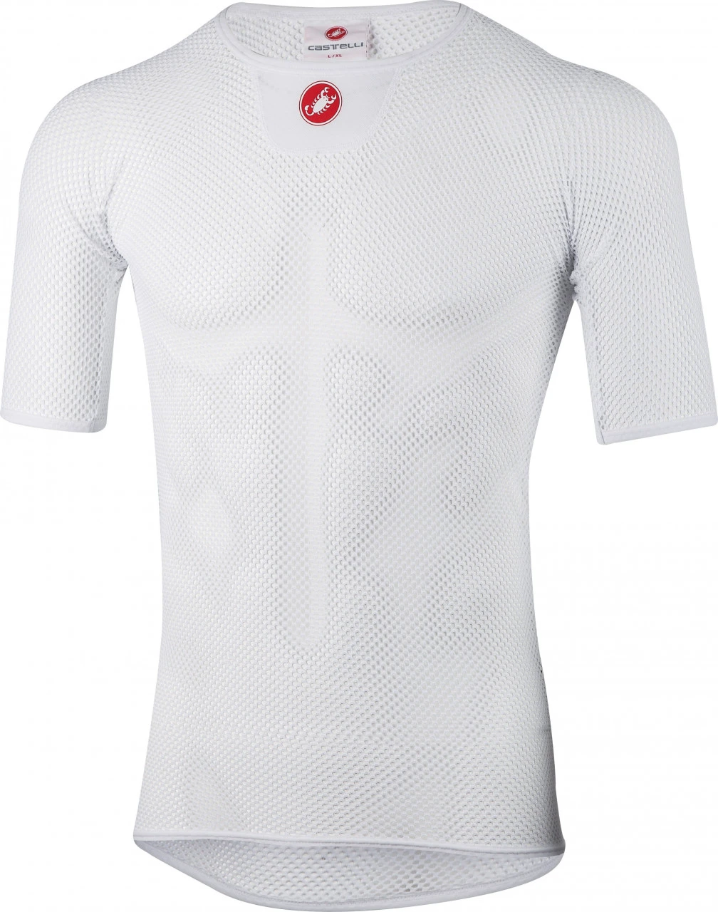 1. Bluza de corp perforata Castelli Core Mesh SS Alb