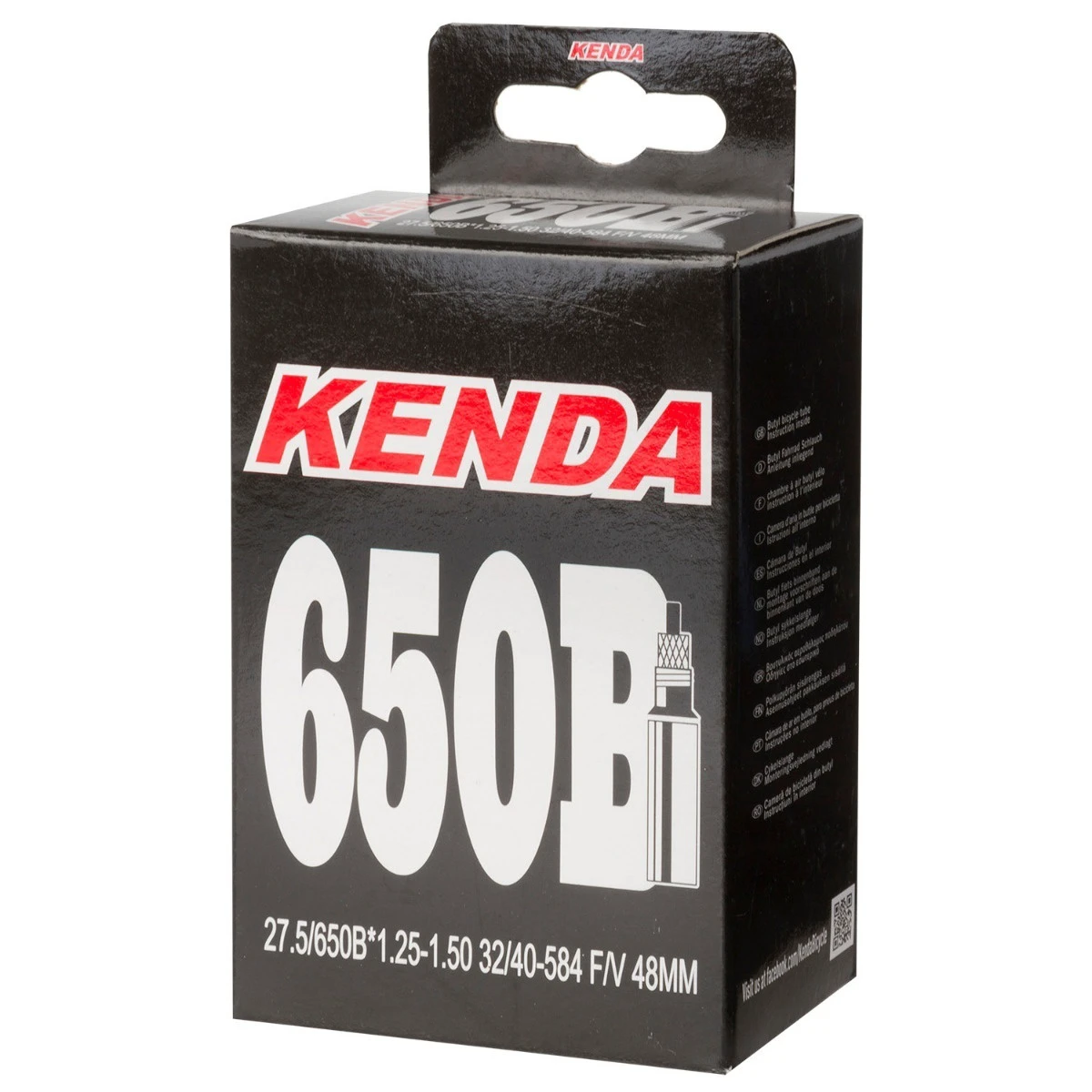 1. Camera KENDA 27,5/650B x 1.25-1.50( 32/40-584) FV - 48 mm