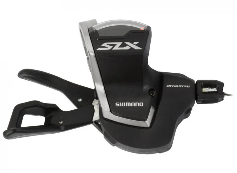 1. Maneta de schimbator Shimano SLX SL-M7000-R, dreapta/spate, 11 vit., cablu 2050mm, camasa SP41 etansa 1880mm