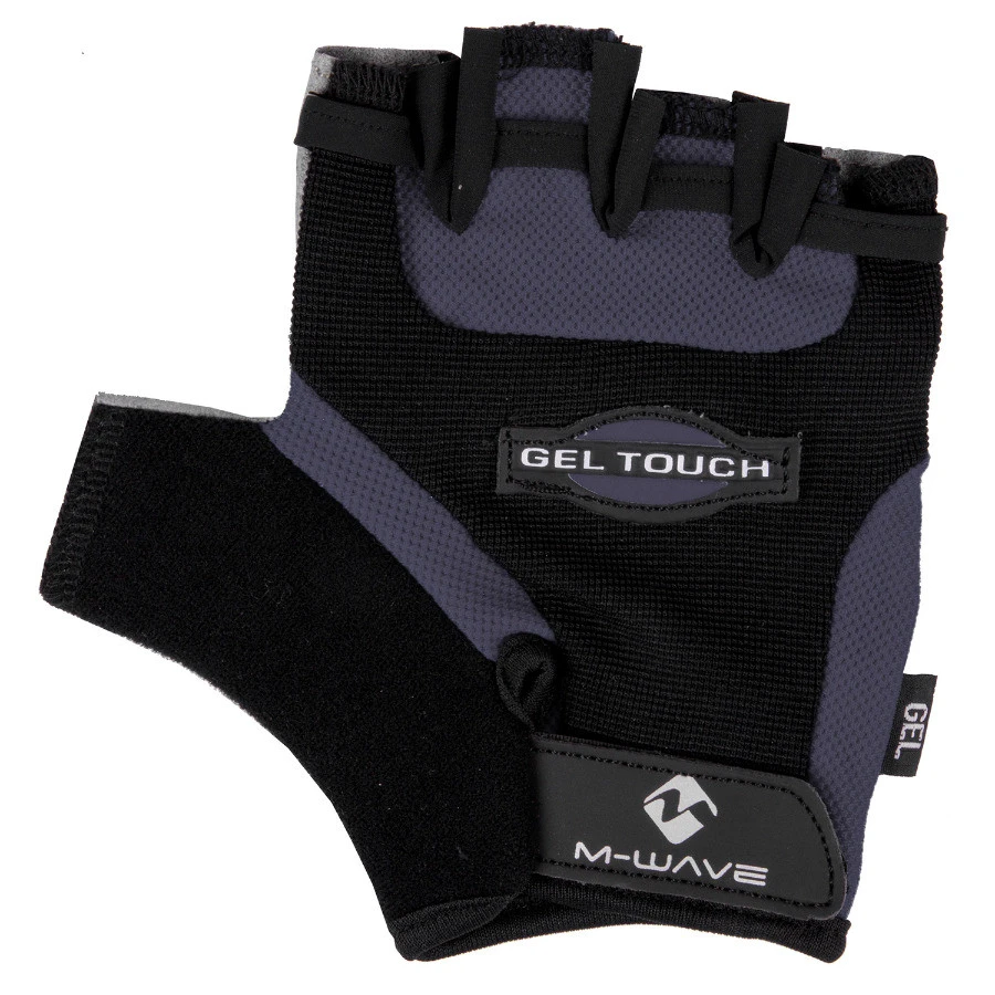 1. Manusi Ciclism M-WAVE M (Grey/Negru)