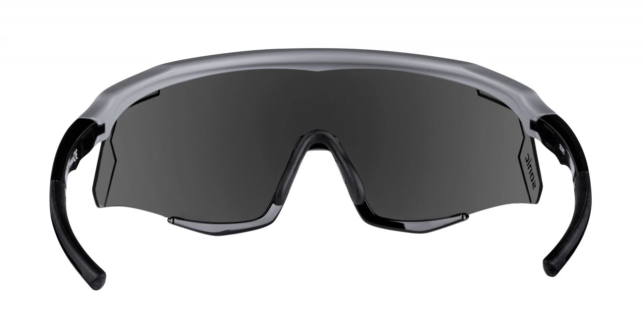 2. Ochelari Force Sonic, lentila neagra oglinda, gri/negru