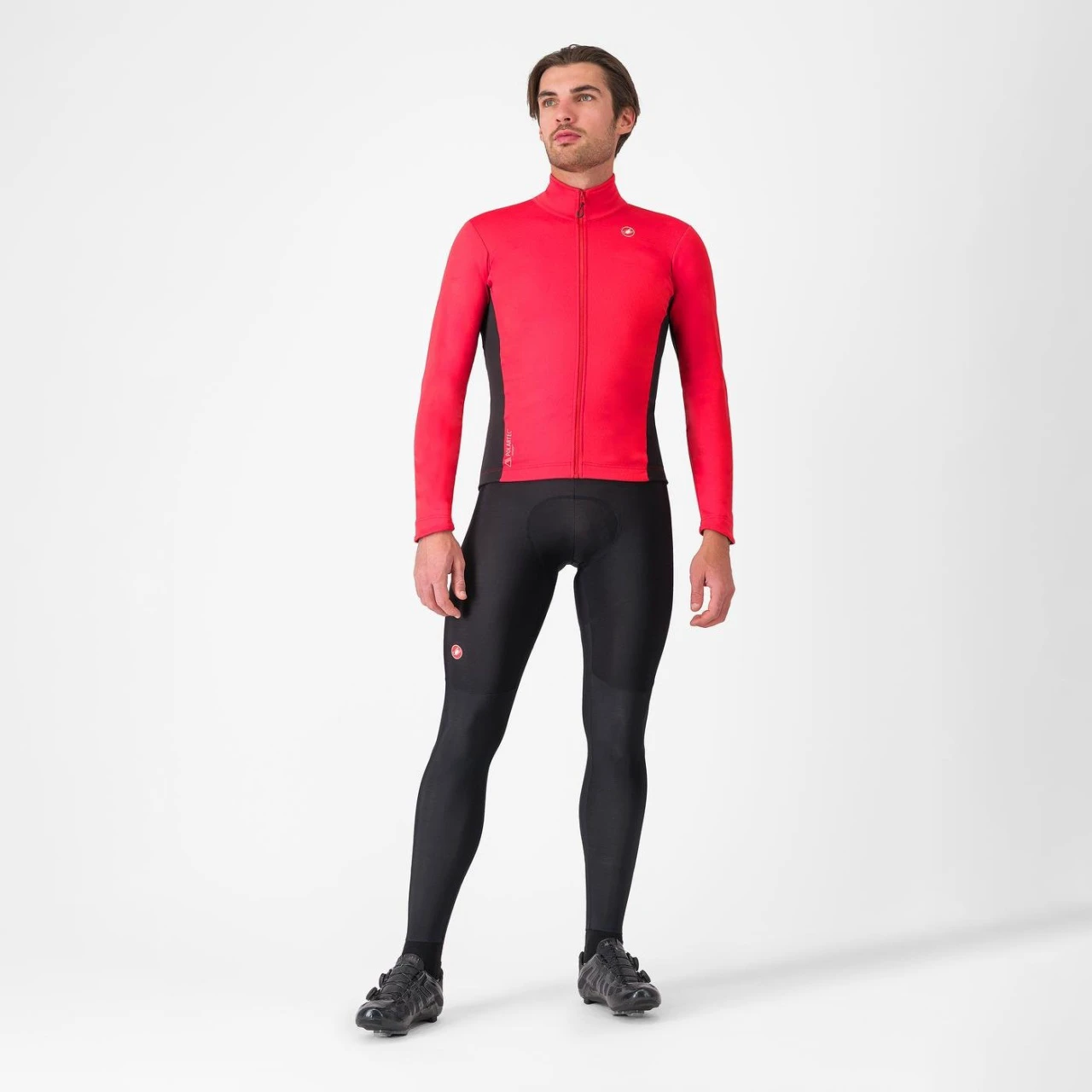 2. Pantaloni lungi cu bretele Castelli Competizione Negri M