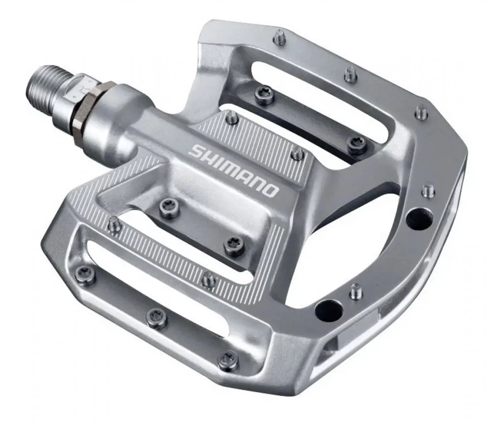 1. Pedale SHIMANO PD-GR500 Flat Argintiu