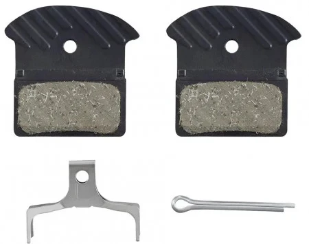 1. Placute frana de bicicleta cu radiator Shimano J05A-RF (vrac)