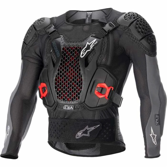 1. Protectie Corp Alpinestars Bionic Plus V2 Protection Jacket negru/antracit/rosu L