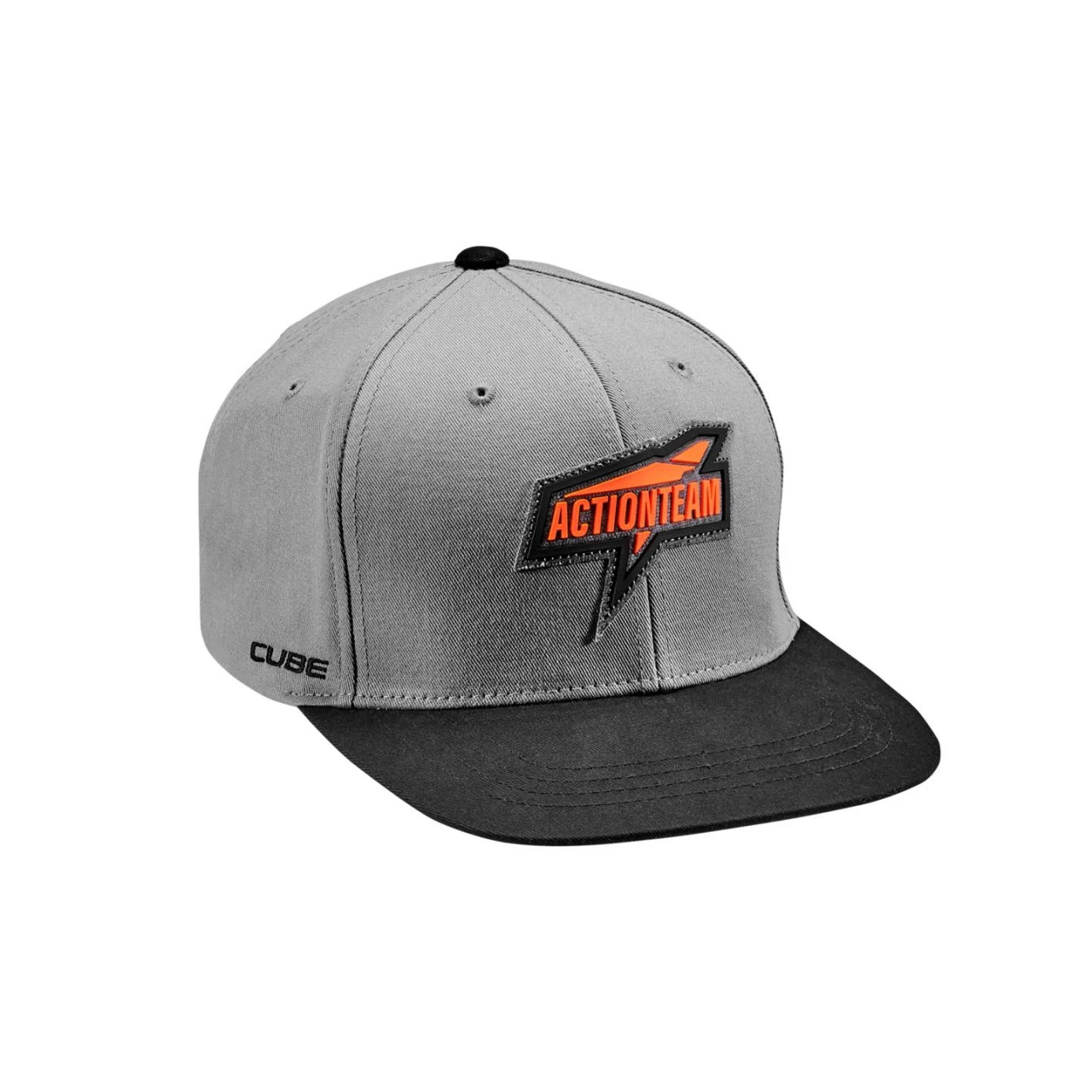 1. Sapca CUBE Freeride Cap X Actionteam Grey'N'Orange Gri-Portocaliu