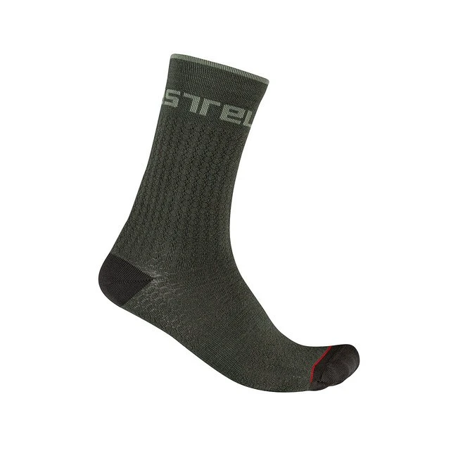 1. Sosete Castelli Distanza 20 Kaki