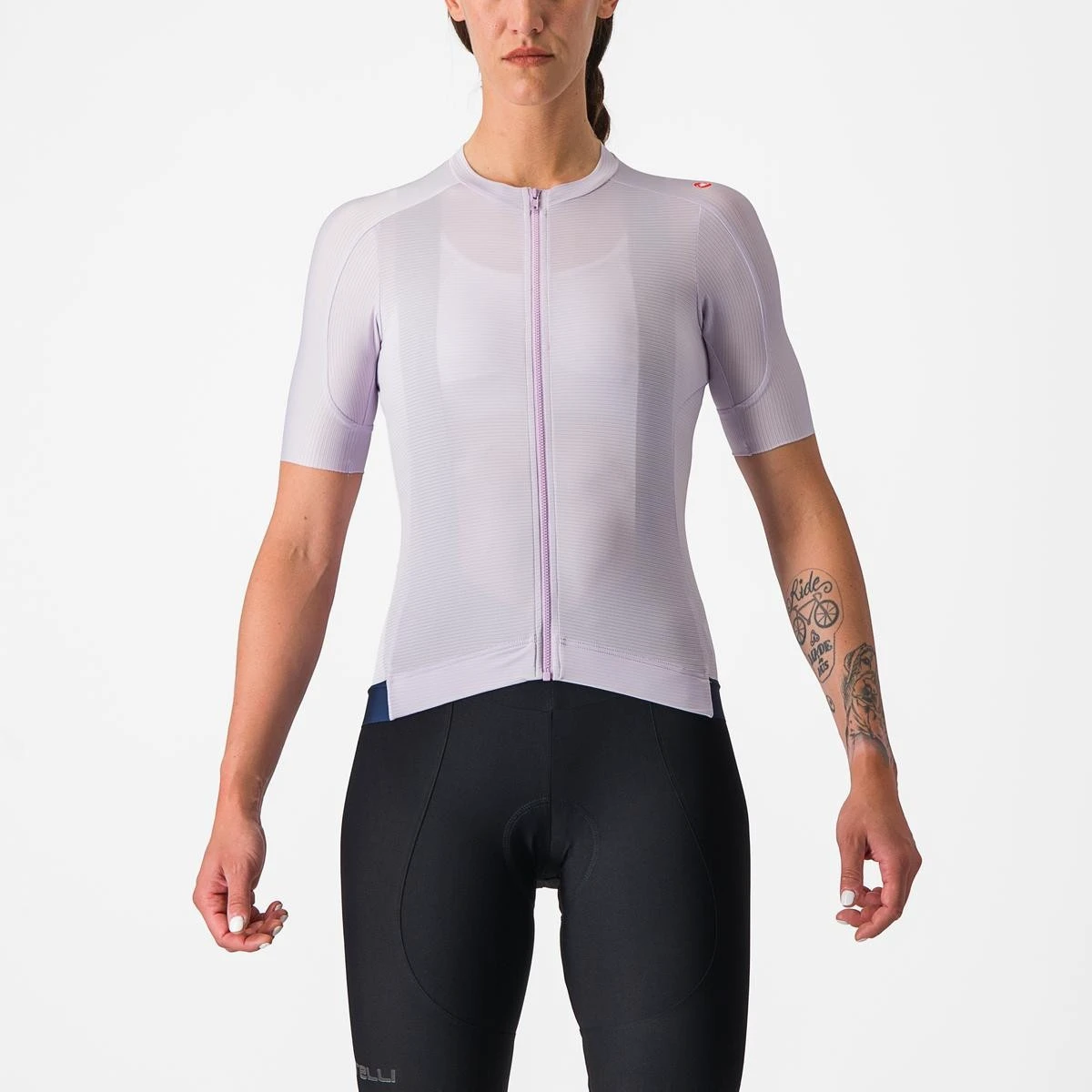 1. Tricou cu maneca scurta Castelli Espresso W, de dama, Violet, M