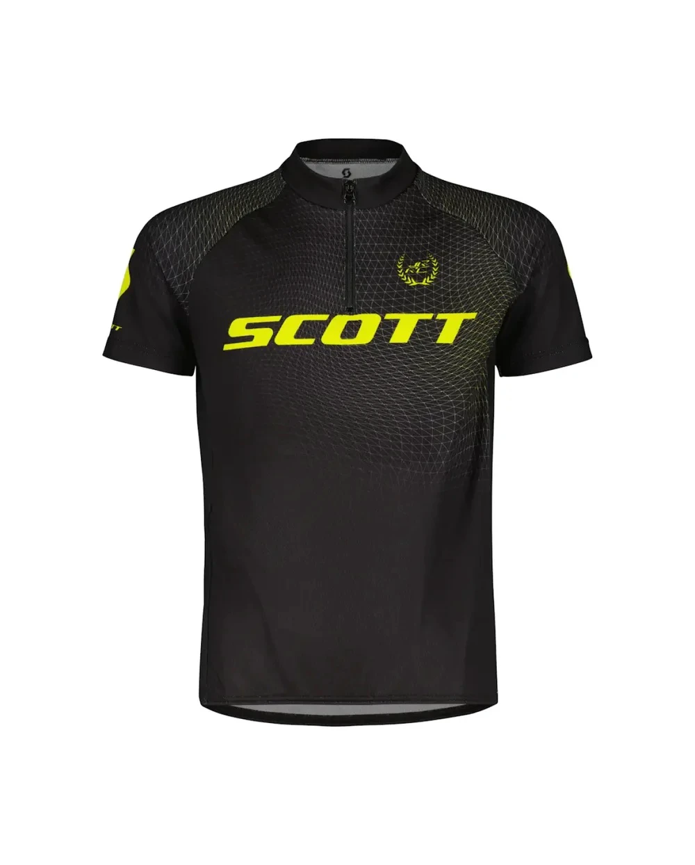 1. Tricou de bicicleta pentru copii Scott JR RC PRO Negru galben
