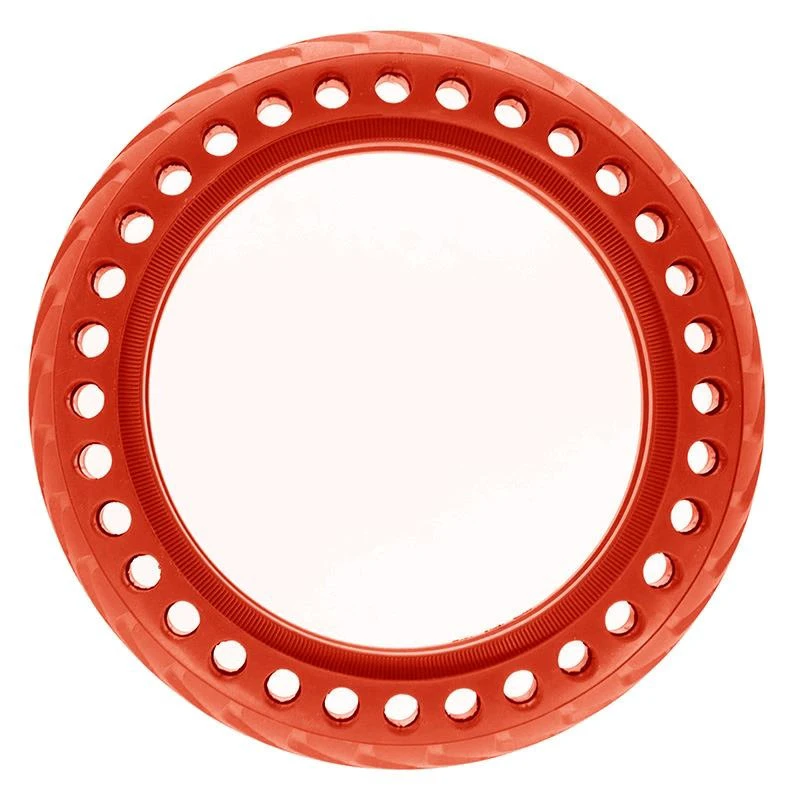 2. Anvelopa plina perforata trotineta 8.5×2 pentru Xiaomi Rosie