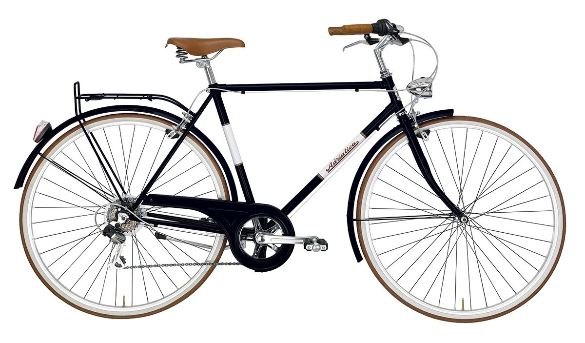 1. Bicicleta Adriatica Condorino 28 Neagra 54 cm