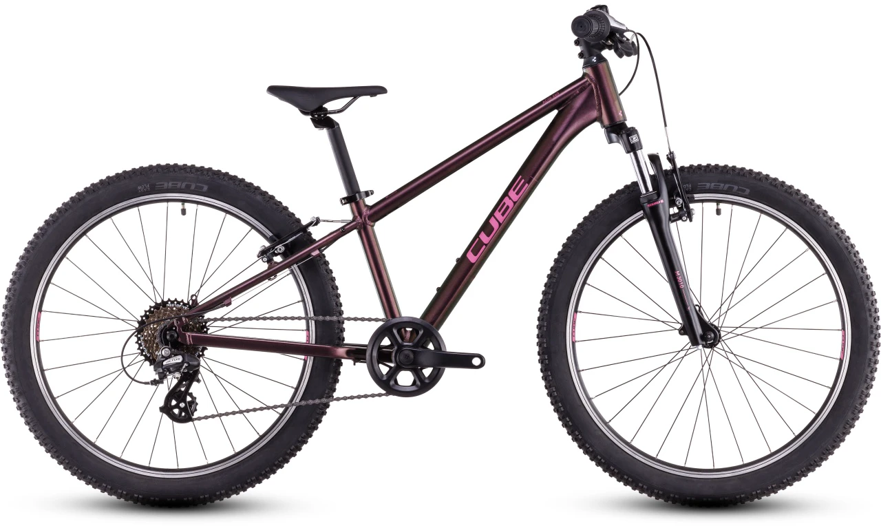 1. Bicicleta Copii CUBE Acid 240 molotov´n´pink