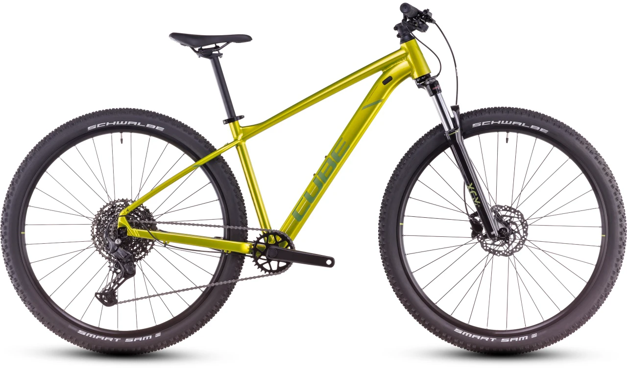 1. Bicicleta MTB Hardtail CUBE Aim SLX flashlime´n´juniper