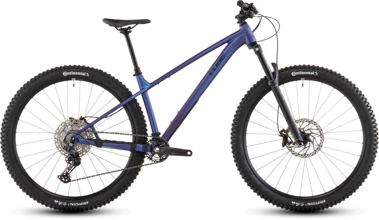 1. BICICLETA MTB Hardtail CUBE REACTION TM PRO BLUEVIOLET BLACK