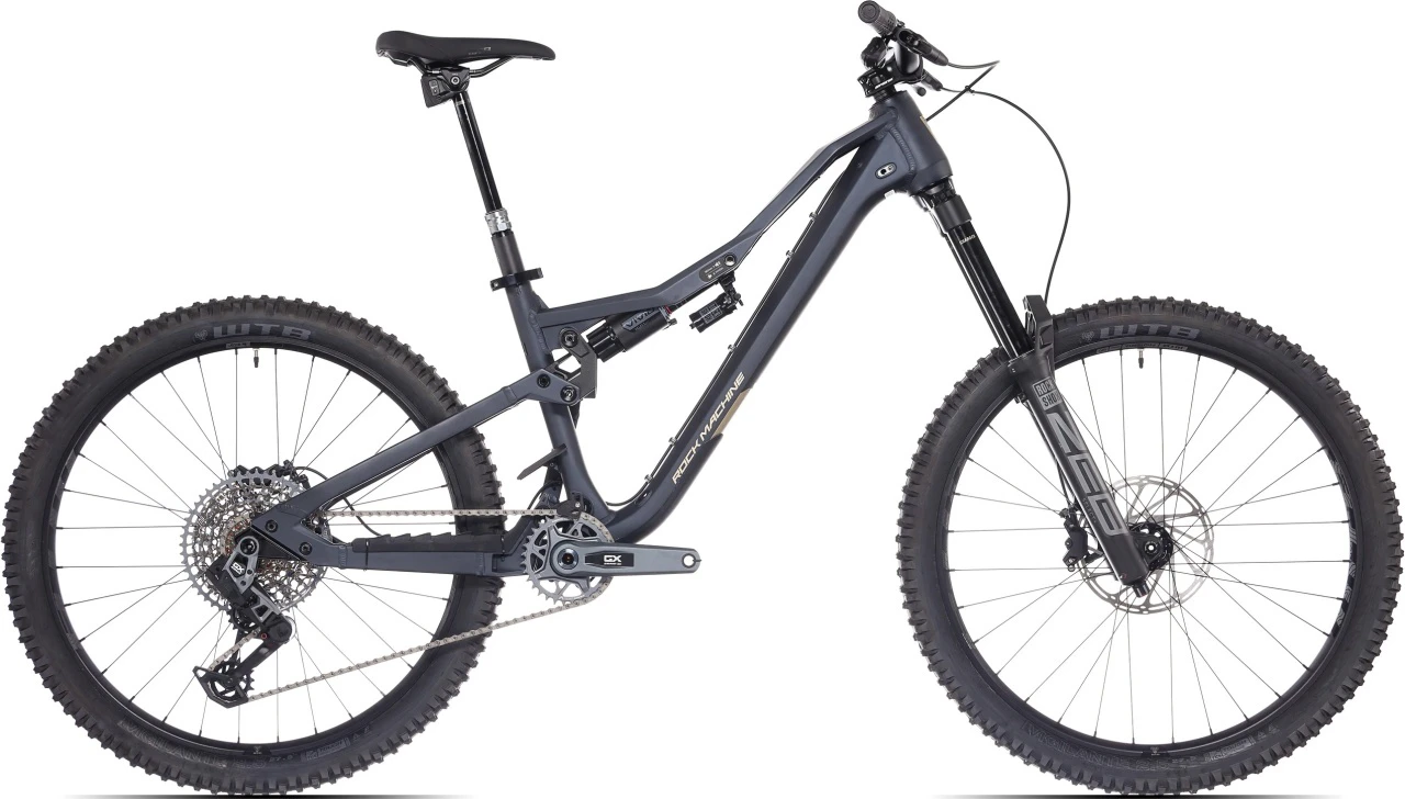 1. Bicicleta Rock Machine Whizz FS III 90 AXS 27.5Matte Deep Ocean Blue 16.0 - (M)