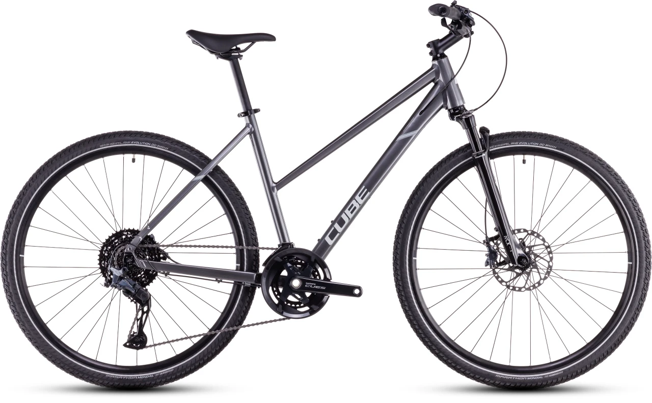 1. Bicicleta Trekking-Oras CUBE Nature SLX graphite´n´fossil