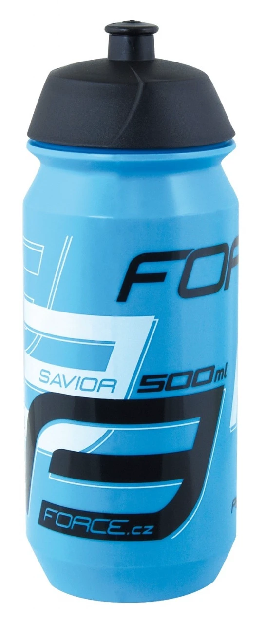 1. Bidon Force Savior 0.5L, albastru/alb/negru