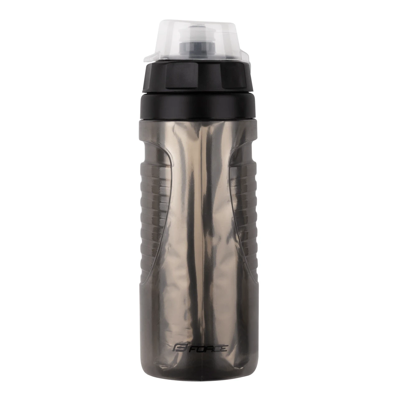 2. Bidon Force Warm 0.5l termo transparent/negru