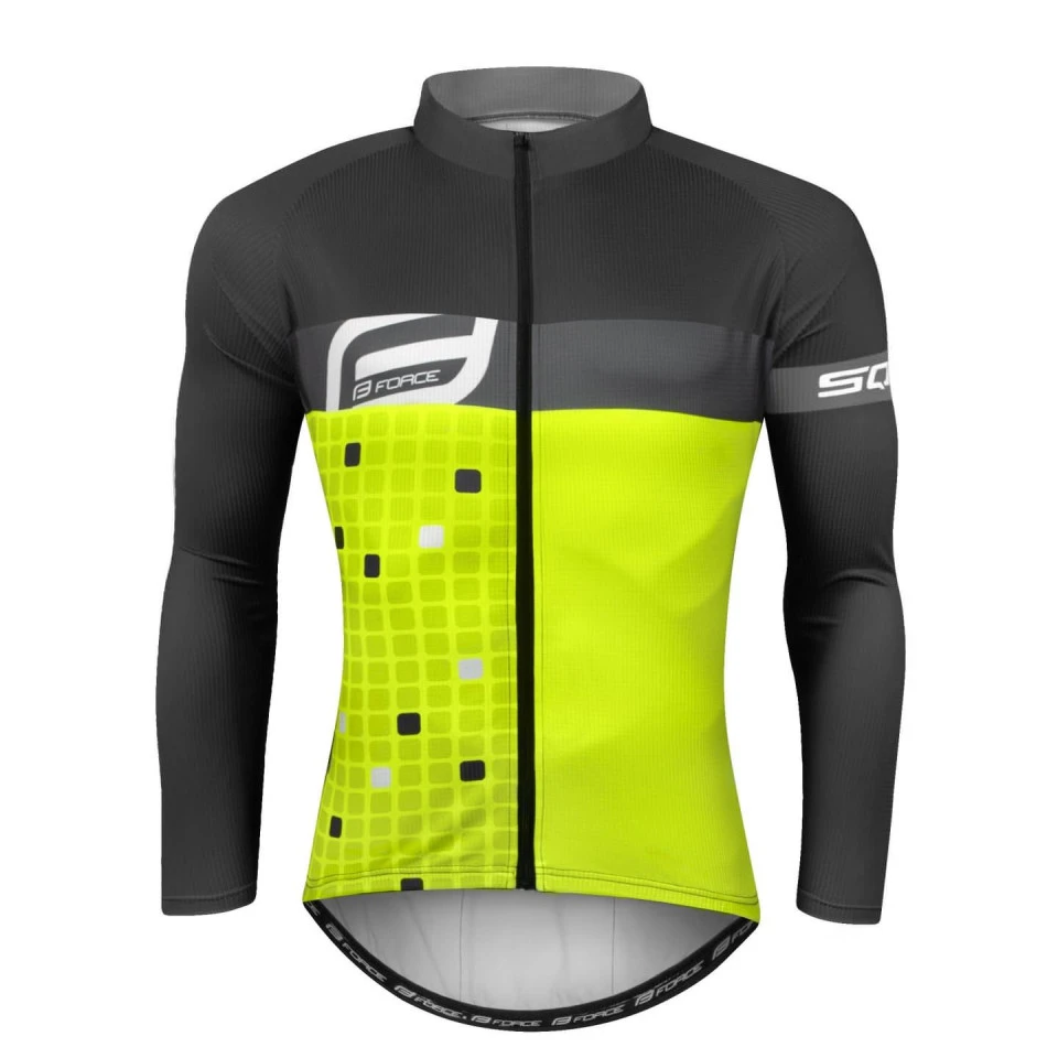 1. BLUZA FORCE SQUARE FLUO GRI