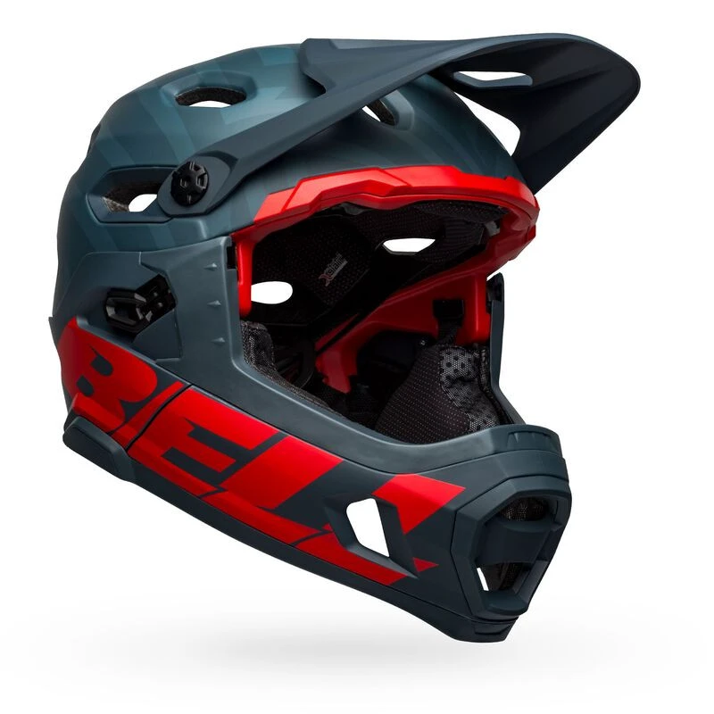 1. Casca bicicleta Full-Face BELL SUPER DH Grey Red