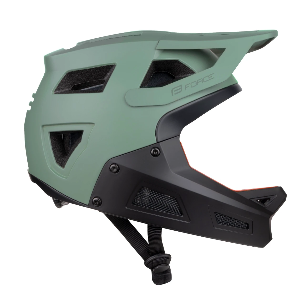 2. Casca Force DROP downhill, verde-negru S-M