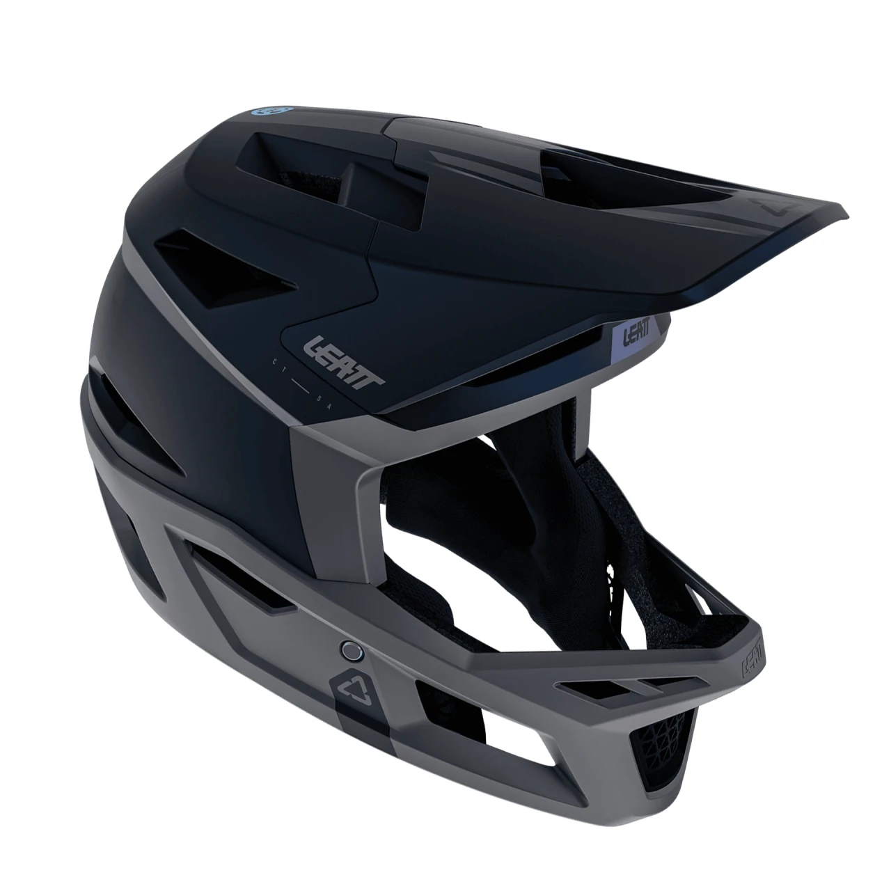1. Casca Leatt MTB Gravity 4.0 Stealth Black/Grey L - 59-60cm