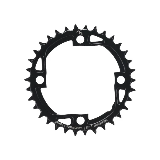 1. Foaie angrenaj BBB E-bikeGear NarrowWide Otel 38T - 104 negru