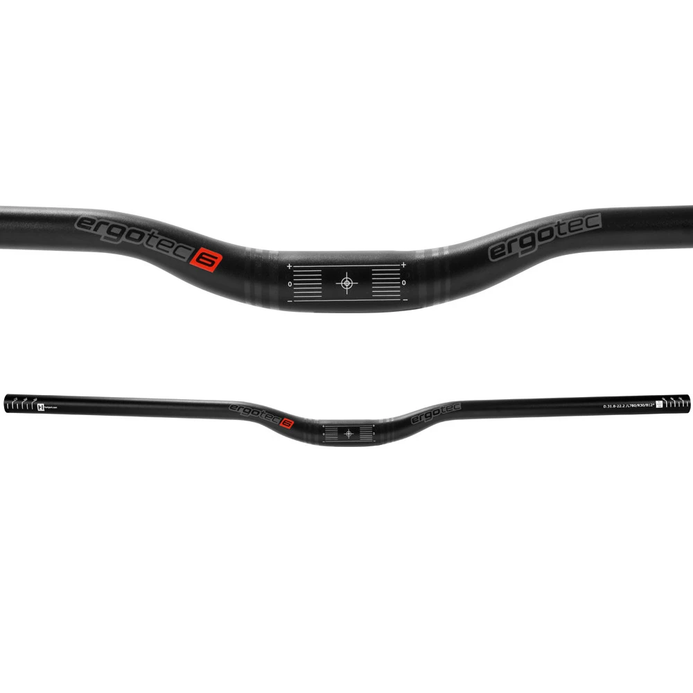 1. Ghidon 31.8-780 cm 12° ERGOTEC Riser Bar E-Bike Level 6