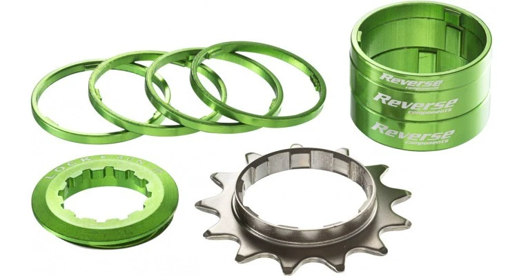 1. Kit single speed Reverse 13T verde