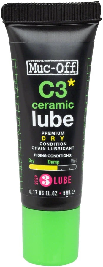 1. Lubrifiant Muc-Off C3 Ceramic Dry Lube Sample 5ml