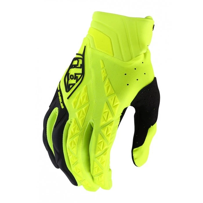 1. Manusi Bicicleta Troy Lee Designs Se Pro Solid Flo Yellow