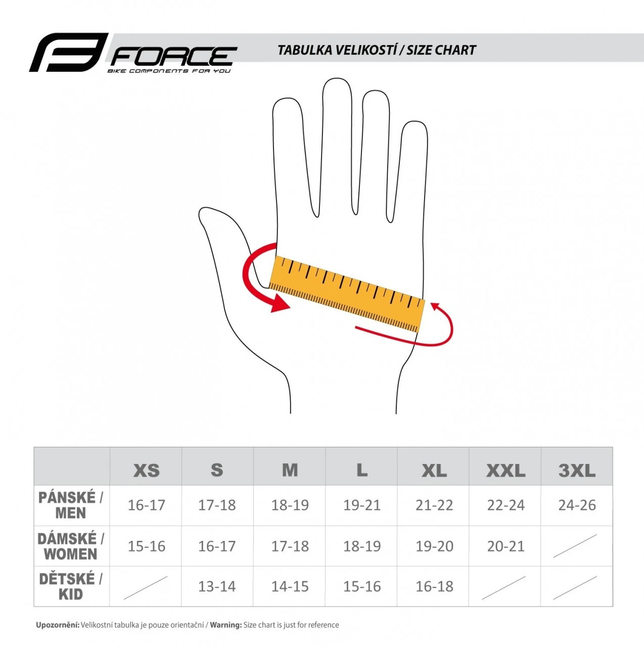 4. Manusi Force MTB Angle fluo/albastru