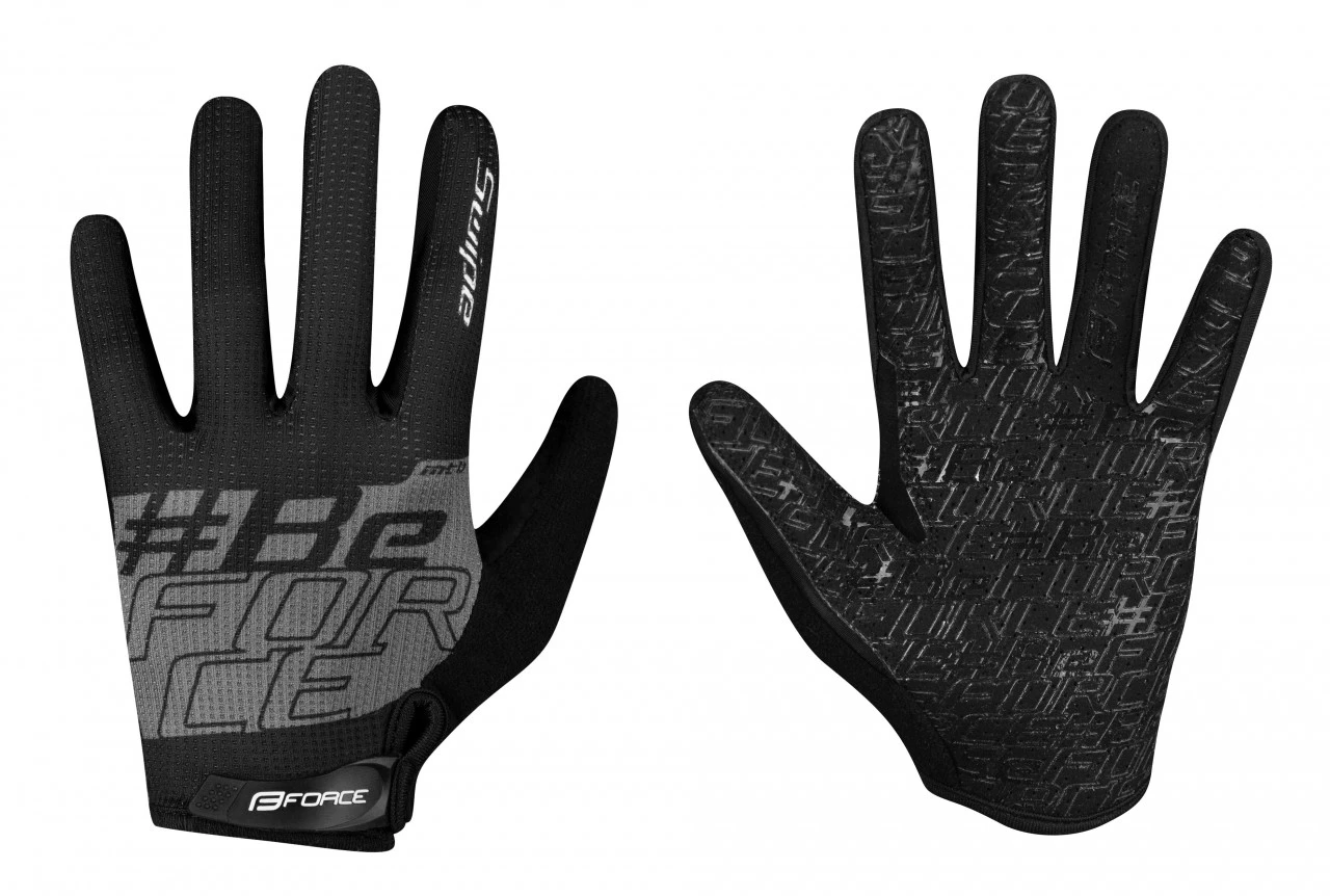 1. Manusi Force MTB SWIPE negru/gri