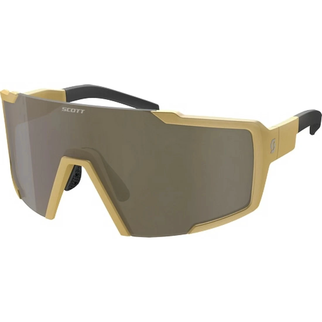 1. Ochelari ciclism SCOTT Shield Gold - Bronze Chrome