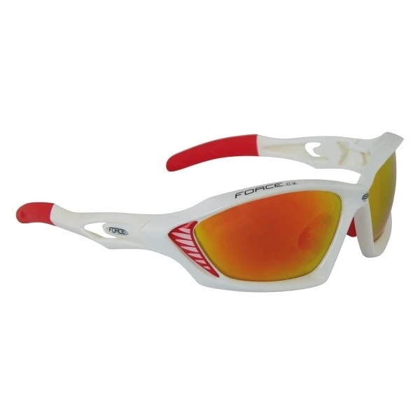 1. Ochelari sport Force Max alb/rosu