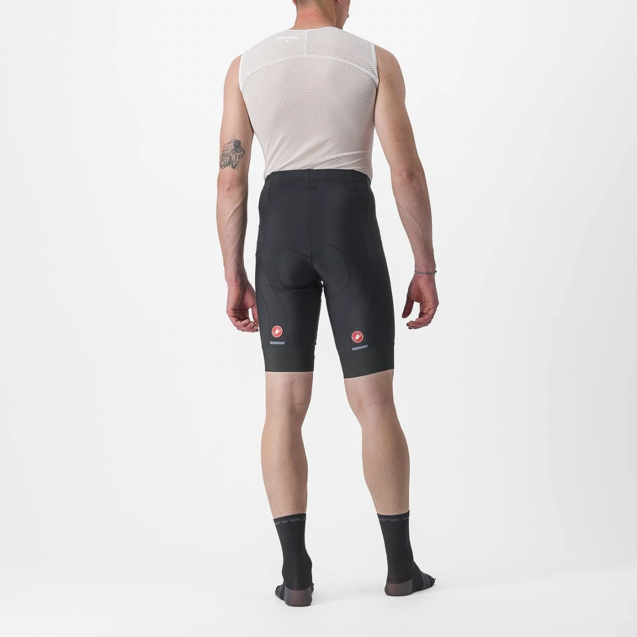 2. Pantaloni scurti Castelli Entrata 2, pentru barbati, negru, XXL